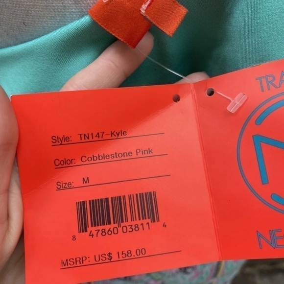 Tracy Negoshian Maxi Dress, Cobblestone Pink, Size Medium, New with Tags - Picture 4 of 6